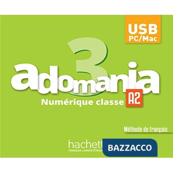 ADOMANIA 3 MANUEL NUMERIQUE ENSEIGNANT (USB-K)