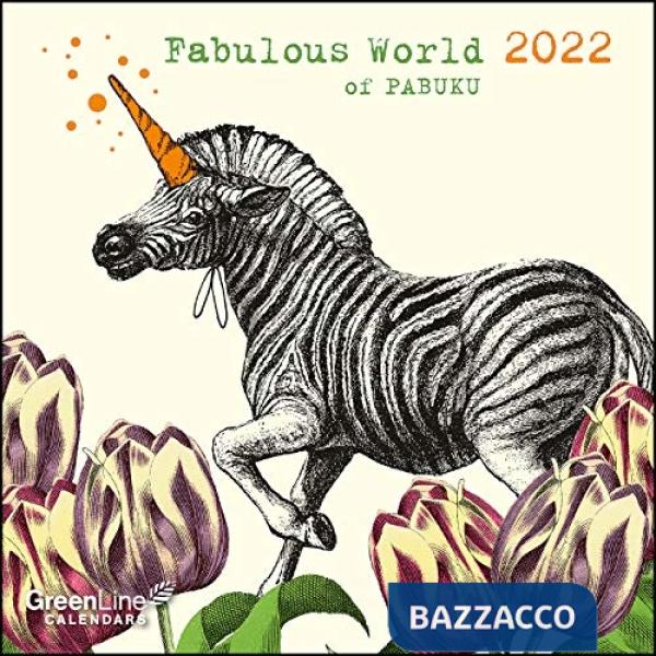 Calendario 17,5x17,5 cm fabulous world of pabuku 2022