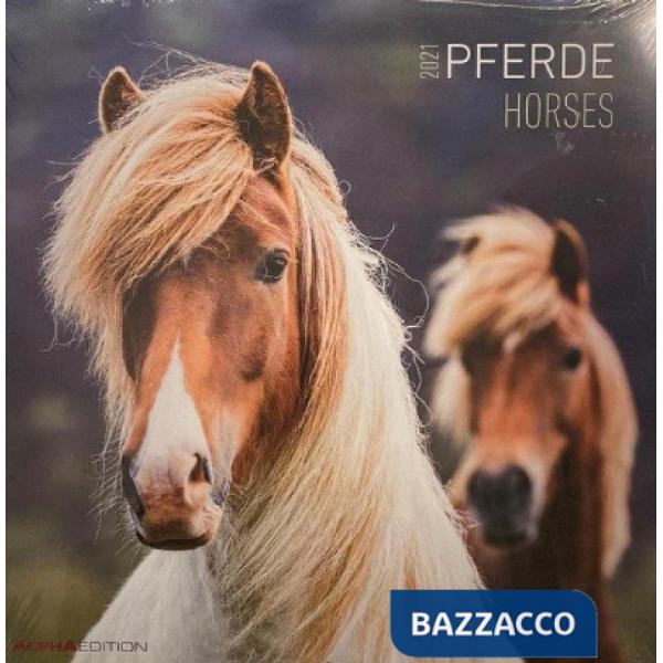 Horses 2021. Calendario da muro 30x30 cm