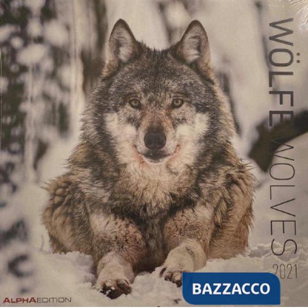 Wolves 2021. Calendario da muro 30x30 cm