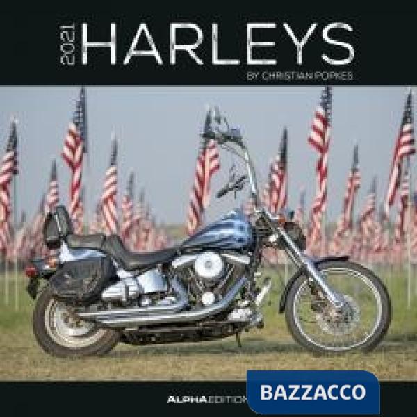 Harleys 2021. Calendario da muro 30x30 cm