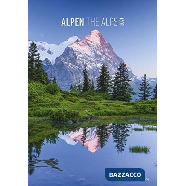 Calendario da muro 23,7x34 cm the Alps 2021