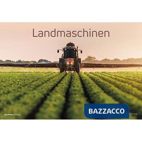 Calendario da muro 49,5x34 cm agriculture machines 2021