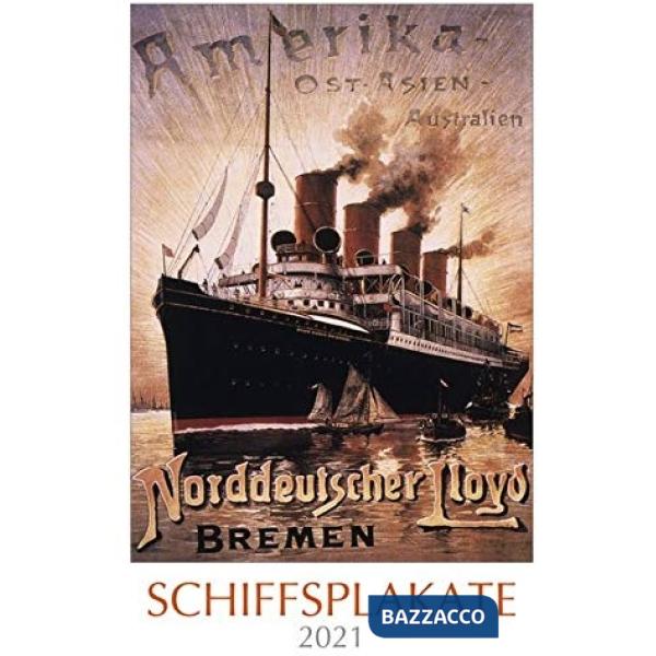 Calendario da muro 42x56 cm ship posters 2021