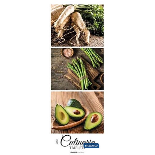 Calendario da muro 25x69 cm culinaria 2021