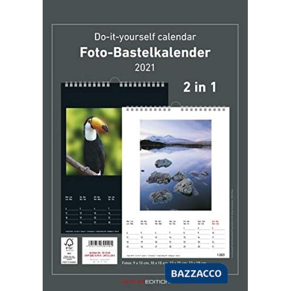 Calendario da muro 21x29,7cm do it yourself 2021