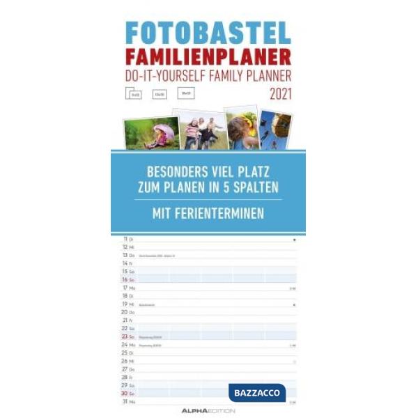 Calendario da muro family planner 2021