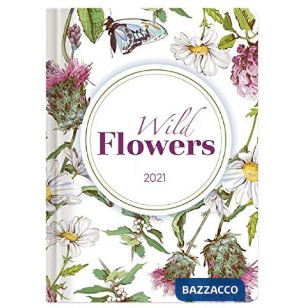 Agenda settimanale 10,7x15,2 cm ladytimer wild flowers 2021