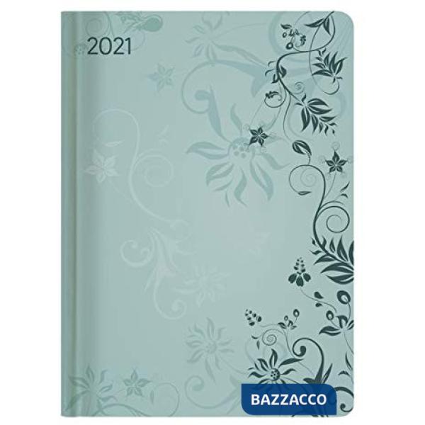 Agenda settimanale 10,7x15,2 cm ladytimer turq. Flowers 2021