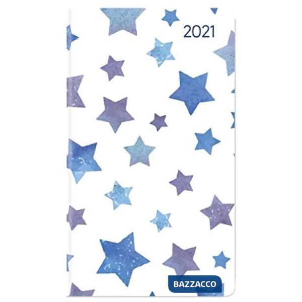 Agenda settimanale 9x15,6 cm ladytimer slim stars 2021