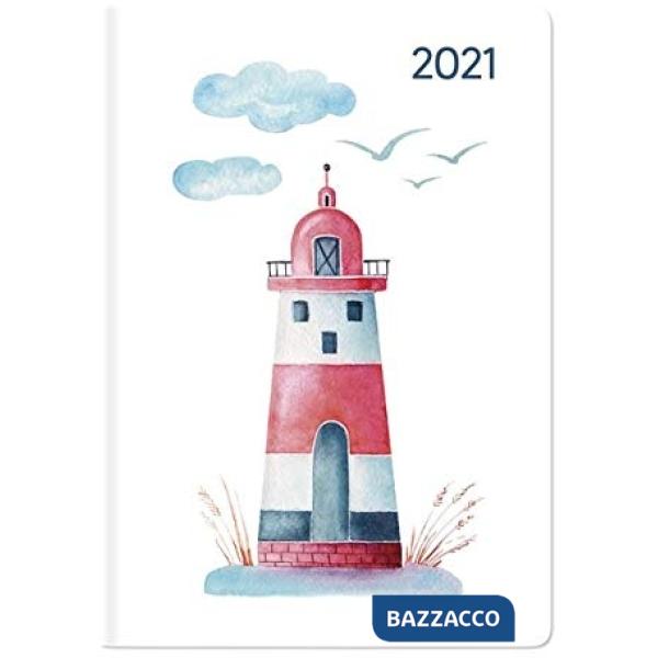 Agenda settimanale 8x11,5 cm ladytimer mini lighthouse 2021