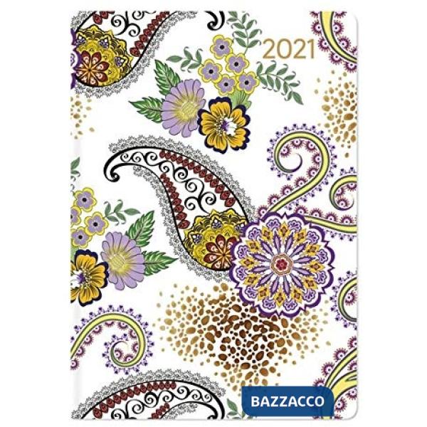 Agenda settimanale 8x11,5 cm ladytimer mini paisley 2021