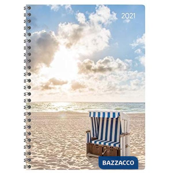 Agenda settimanale 15x21 cm ladytimer spiralata beach 2021