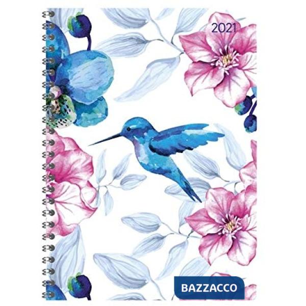 Agenda settimanale 15x21 cm ladytimer spir. Hummingbird 2021