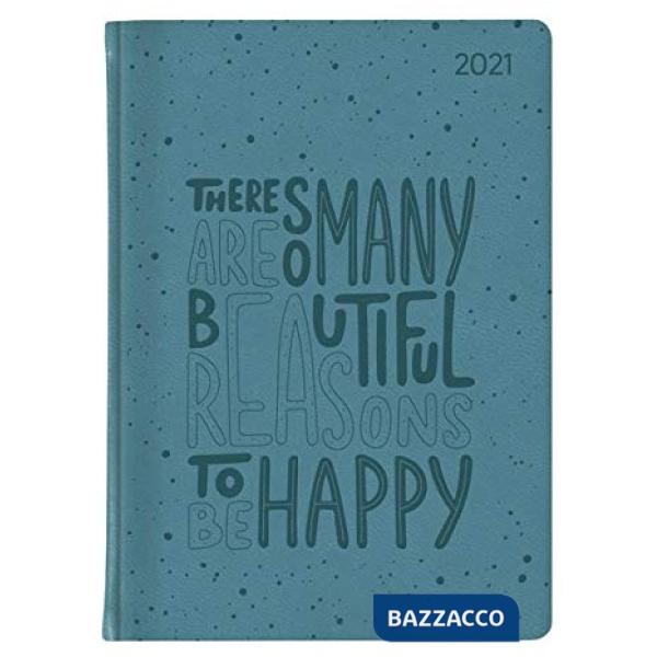 Agenda settimanale 11x15 cm ladytimer deluxe turquoise 2021