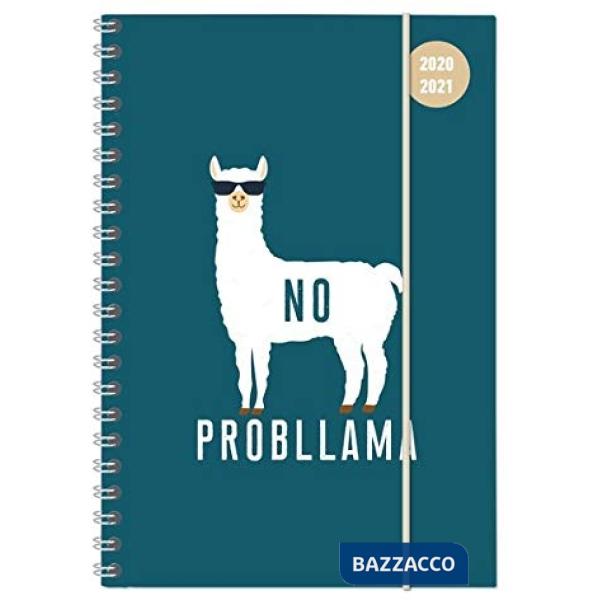 Collegetimer a5 llama spiralata 2020-2021