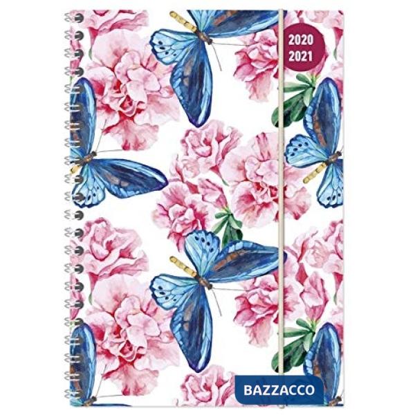 Collegetimer a5 butterfly spiralata 2020-2021