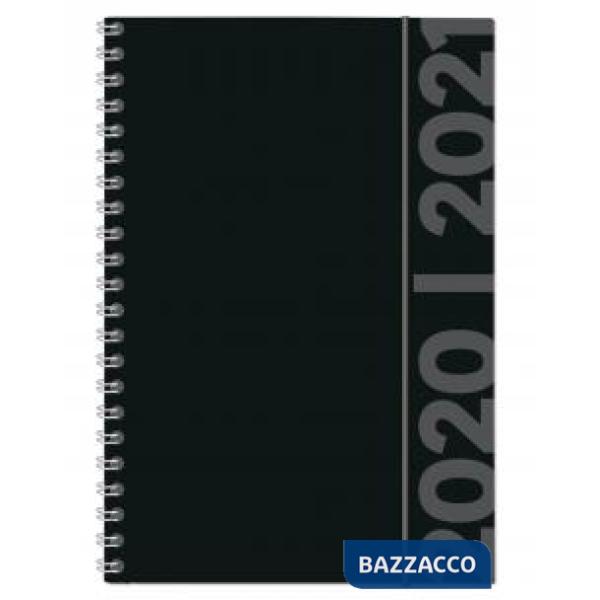 Collegetimer a5 black label spiralata 2020-2021