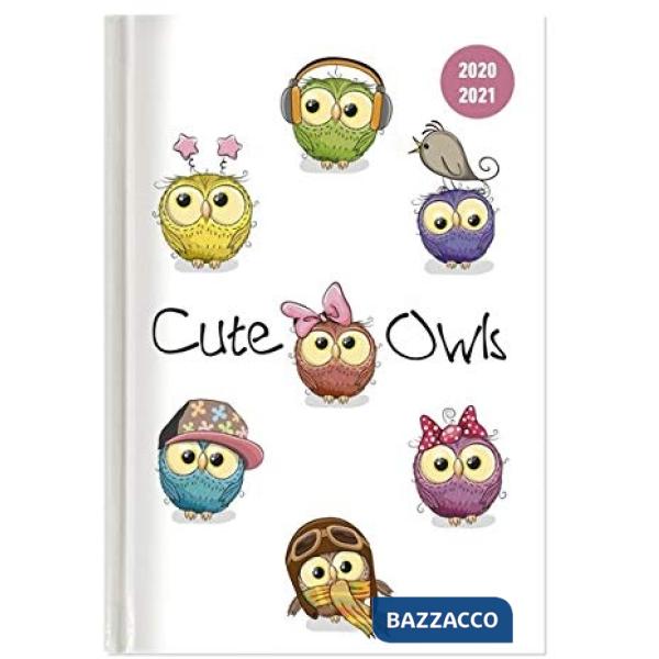 Collegetimer pocket giorn cute owls 2020-2021