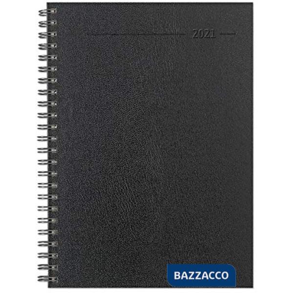 Planer settimanale 128 pagine Balacron nera 2021