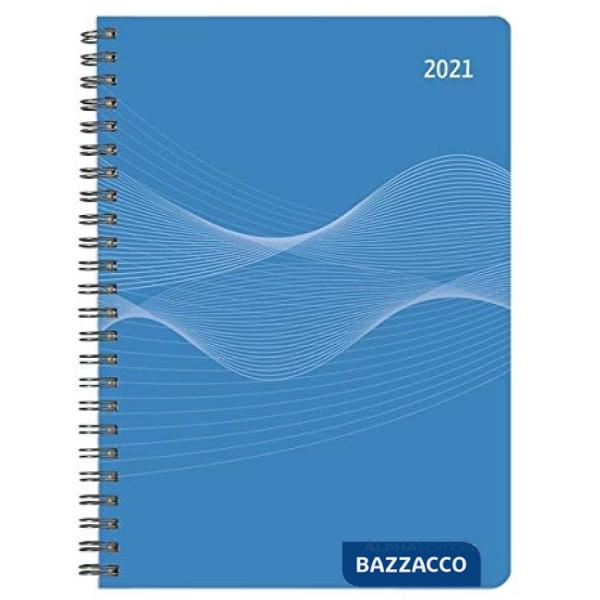 Planer settimanale 128 pagine pp blu 2021