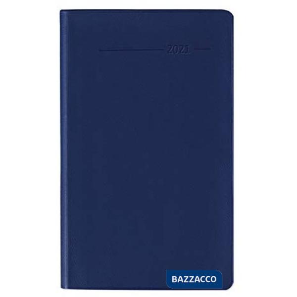Agenda tascabile 64 pagine, pvc blu 2021