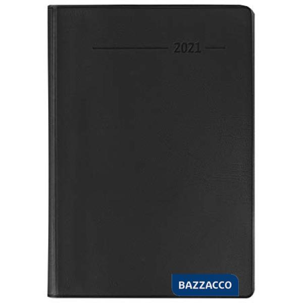 Agenda tascabile pvc nera 2021