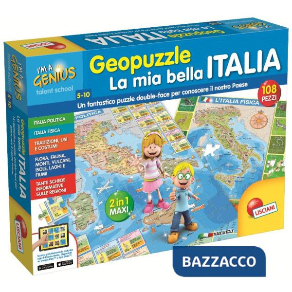 I'M A GENIUS. GEOPUZZLE ITALIA