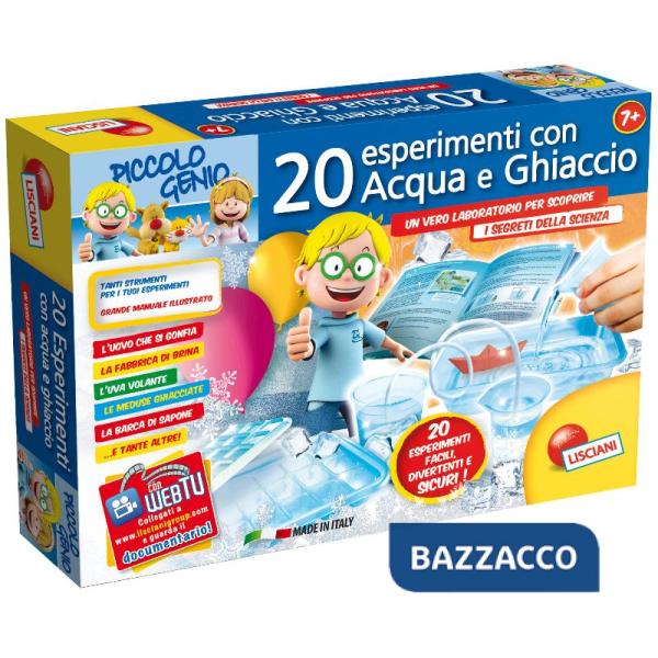 PICCOLO GENIO 20 ESPERIMENTI CON L'ACQUA E IL GHIA