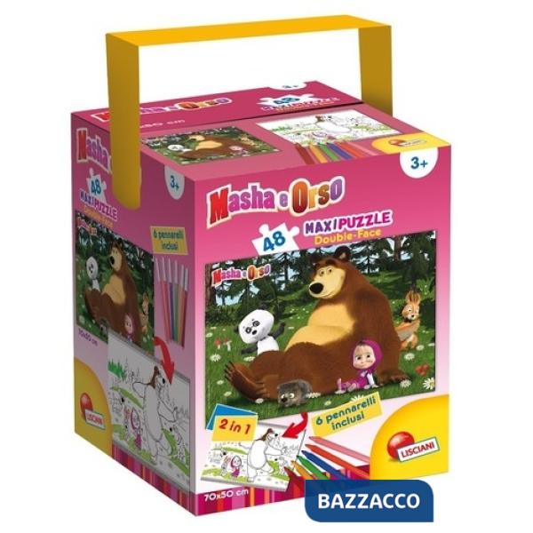 PUZZLE + COLOR FUSTINO MAXI 48 MASHA E ORSO 1