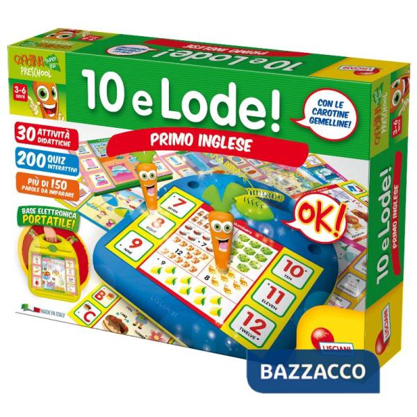 CAROTINA 10 E LODE PRIMO INGLESE