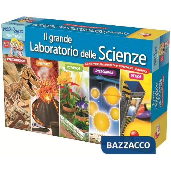 PICCOLO GENIO GRANDE LABORATORIO SCIENZE