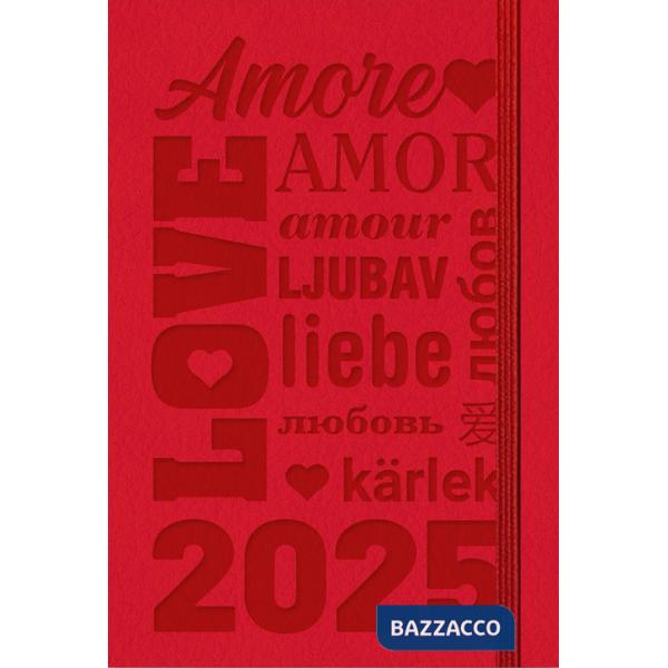 Agenda settimanale pocket 2025. Ediz. rossa