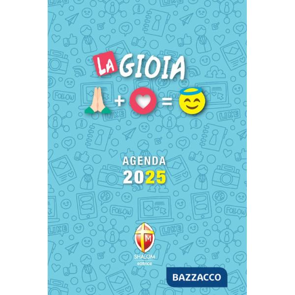 Agenda giornaliera tascabile 2025. La gioia