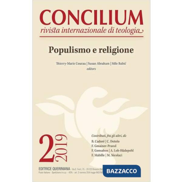 Concilium (2019). Vol. 2: Populismo e religione (marzo-aprile)