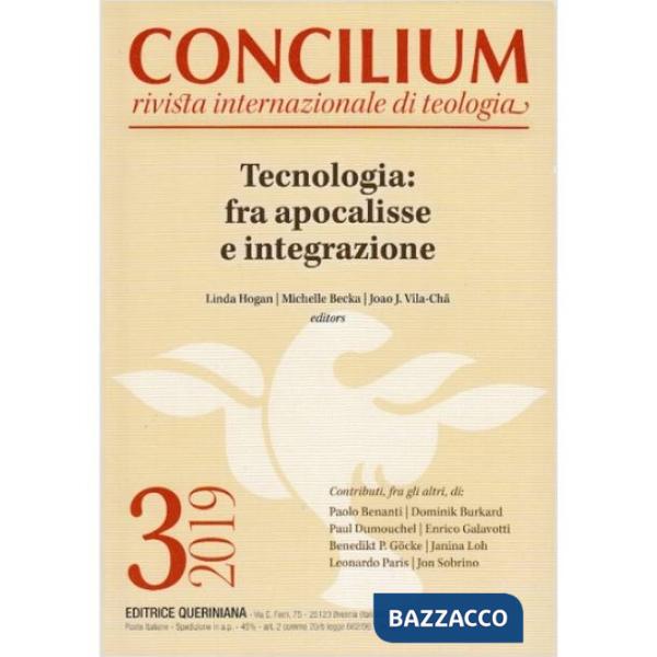 Concilium (2019). Vol. 3: Tecnologia (maggio-giugno)