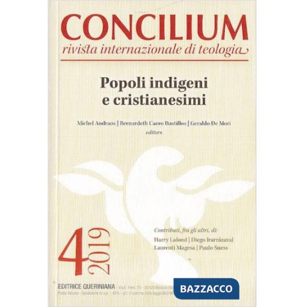 Concilium (2019). Vol. 4: I popoli indigeni (settembre-ottobre)