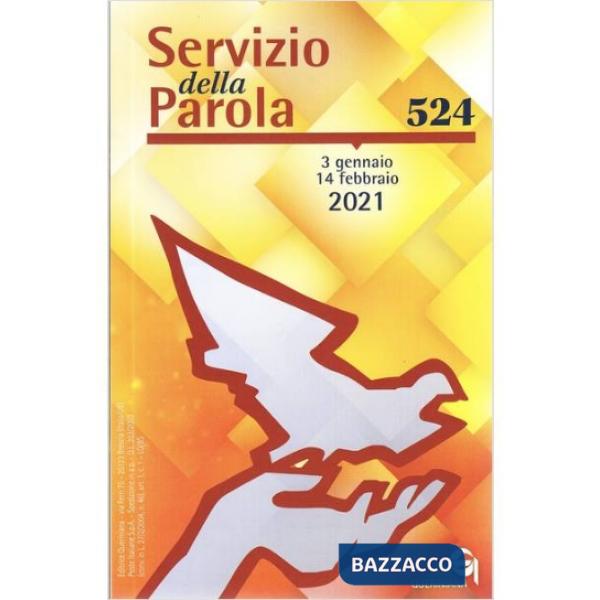 Servizio della parola (2021). Vol. 524: Gennaio-Febbraio