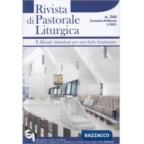 Rivista di pastorale liturgica (2021). Vol. 1