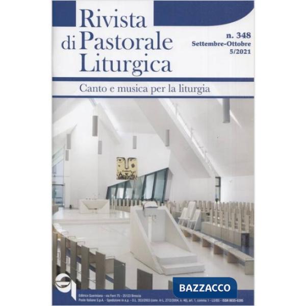Rivista di pastorale liturgica (2021). Vol. 5