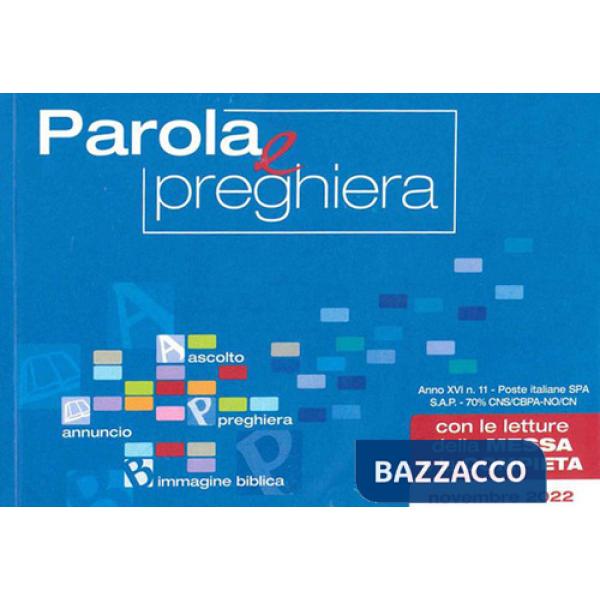 Parola e preghiera (2022). Vol. 11: Novembre