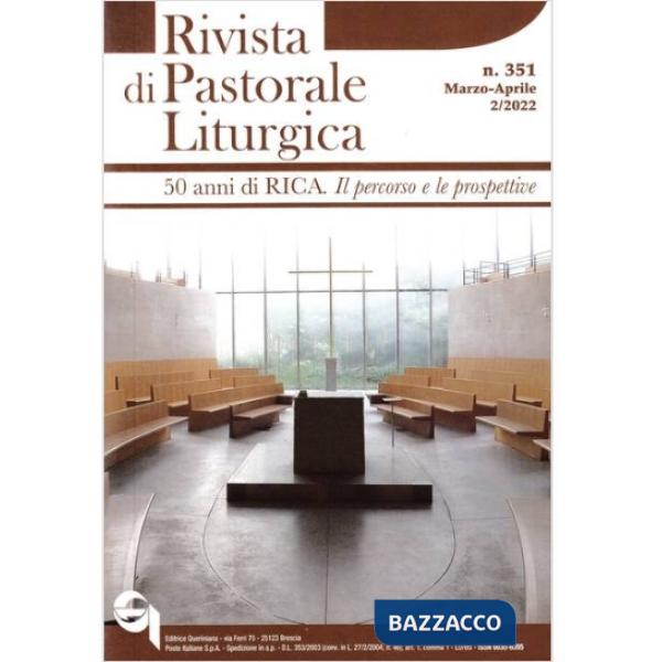 Rivista di pastorale liturgica (2022). Vol. 2