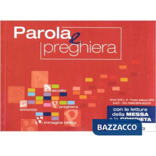Parola e preghiera (2023). Vol. 6: Giugno