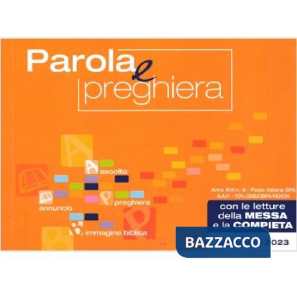 Parola e preghiera (2023). Vol. 9: Settembre