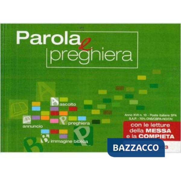 Parola e preghiera (2023). Vol. 10: Ottobre