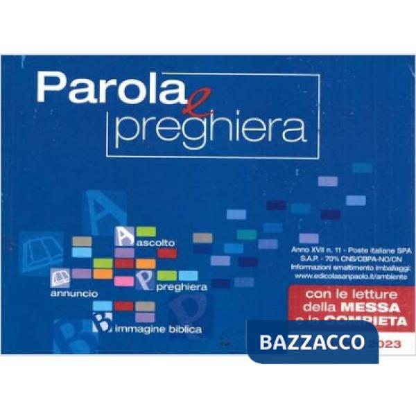 Parola e preghiera (2023). Vol. 11: Novembre