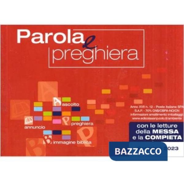 Parola e preghiera (2023). Vol. 12: Dicembre