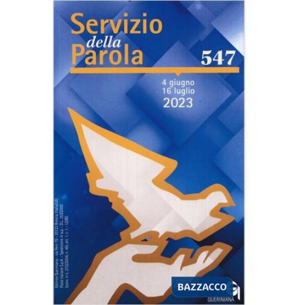 Servizio della parola (2023). Vol. 547