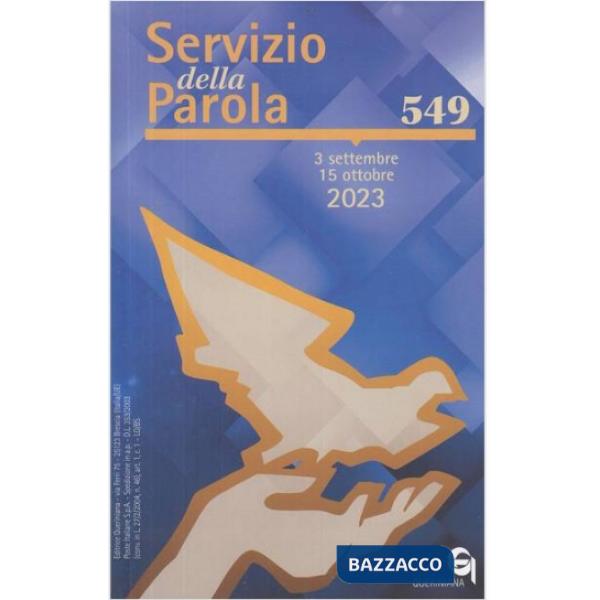 Servizio della parola (2023). Vol. 549