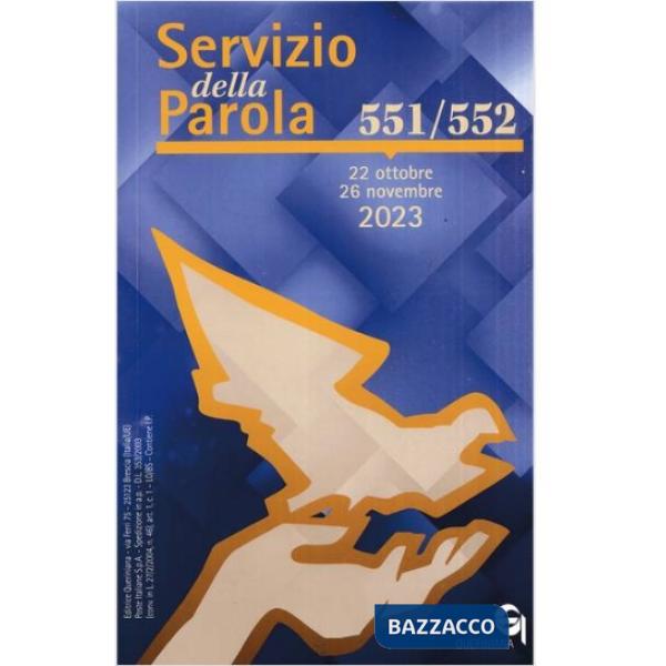 Servizio della parola (2023). Vol. 551-552